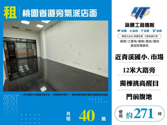 桃園省道旁氣派店面 - 桃園市工業不動產