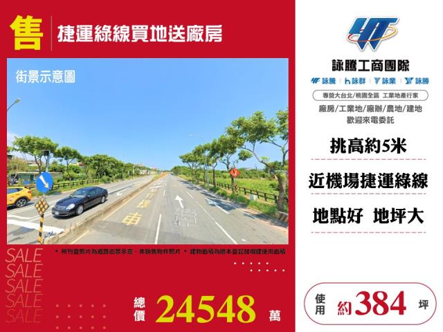捷運綠線買地送廠房