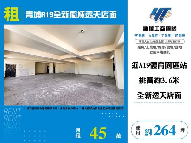 青埔A19全新獨棟透天店面